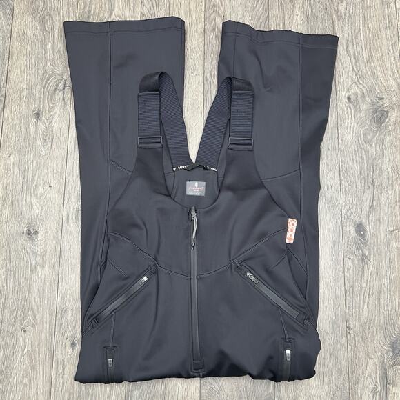 Free People Snow Bibs Size XL Womens Black POwder Vixen Softshell Movement - Picture 12 of 16